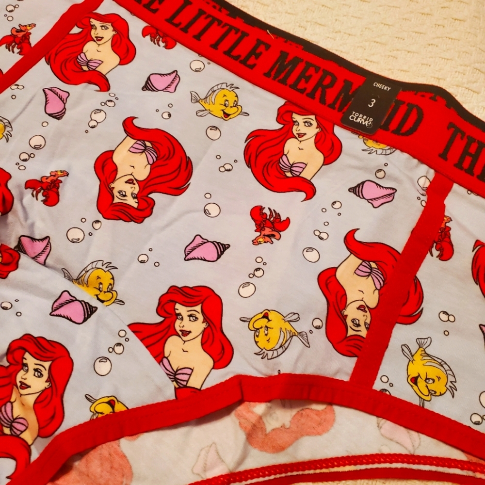 Torrid sz 3 Little Mermaid Cheeky Underwear
